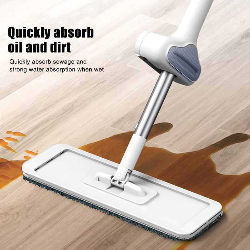 Shipenophy Wet Dry Dual Use Staubreinigung Squeeze Flat Mop Kit Bodenreiniger Zubehör für Den Heimge