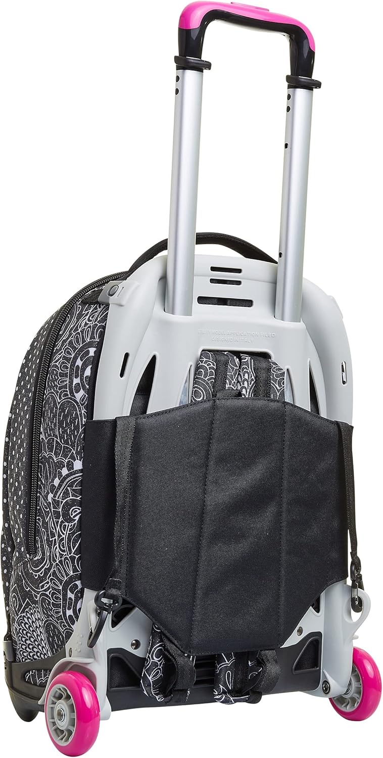 Seven TROLLEY Rucksack mit Trolleyfunktion, 3 in 1, Schulranzen mit Rollen, Abnehmbarer Rucksack, ab