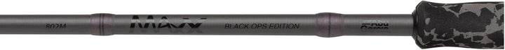 Abu Garcia MAX X BLACK OPS Spinnruten- und Rollen-Kombi-Setup – Köderangel-Spinn-Outfit 2.44 m |10-3