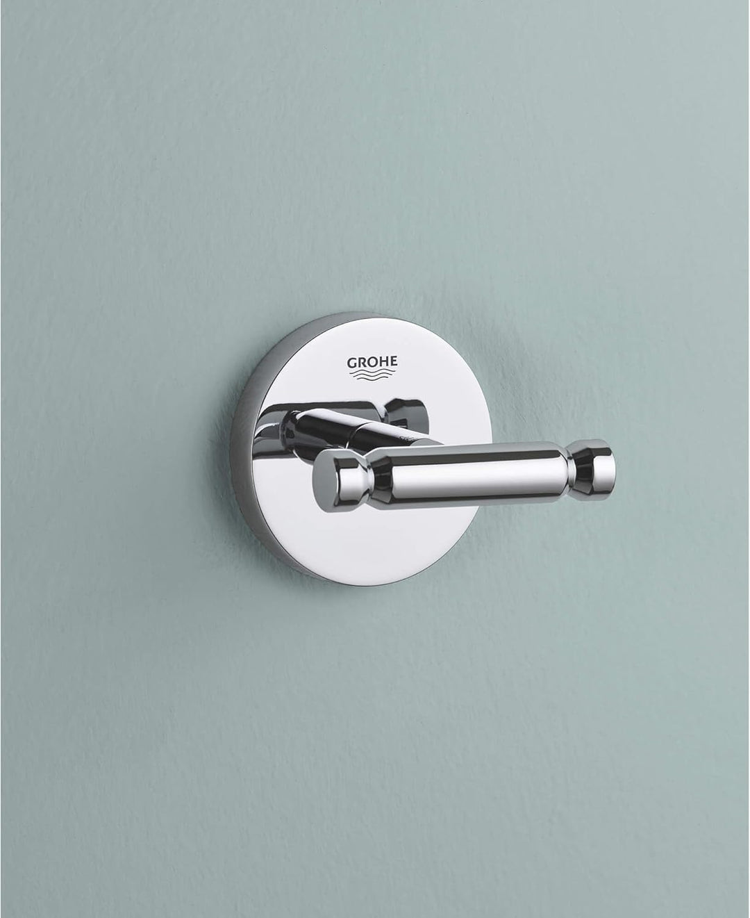 GROHE Bau Cosmopolitan - Bademantelhaken (Metall, Verdeckte Befestigung, langlebige Oberfläche), chr