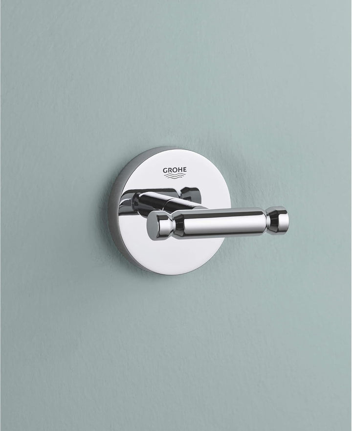 GROHE Bau Cosmopolitan - Bademantelhaken (Metall, Verdeckte Befestigung, langlebige Oberfläche), chr
