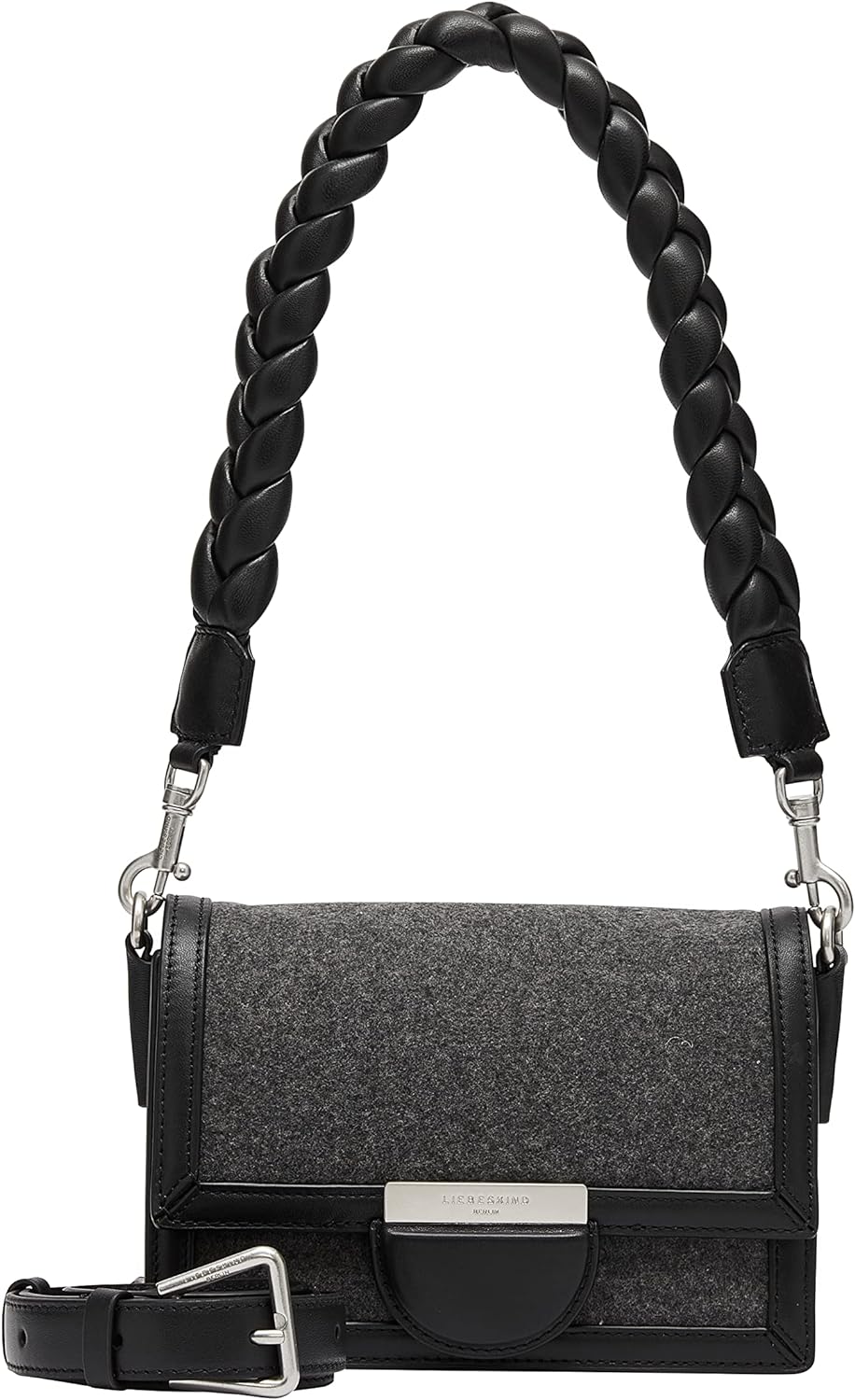Liebeskind Damen Cher Crossbody S Schwarz, Schwarz