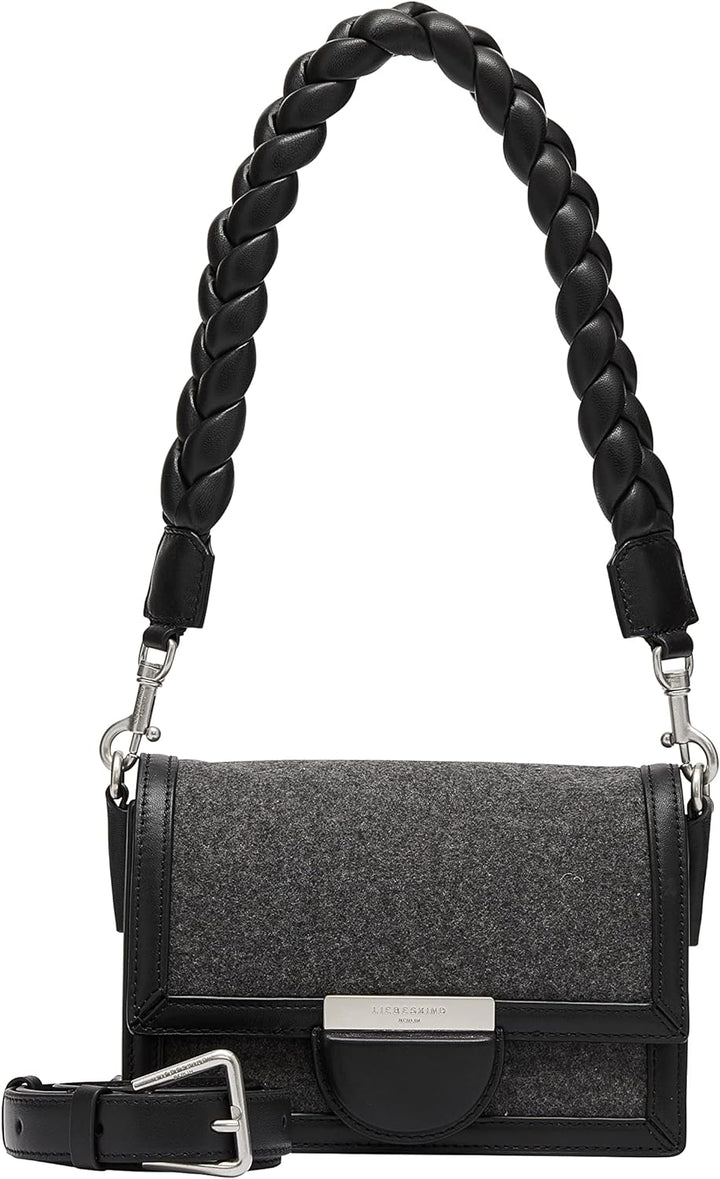 Liebeskind Damen Cher Crossbody S Schwarz, Schwarz