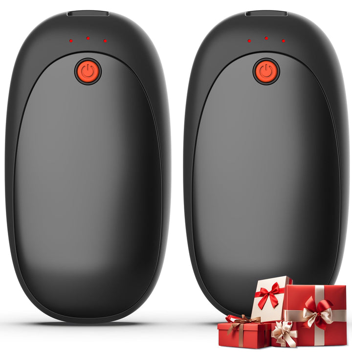 2er-Pack Handwärmer Wiederaufladbarer Magnetischer Taschenwärmer mit 6000mAh USB Elektrische Handwär