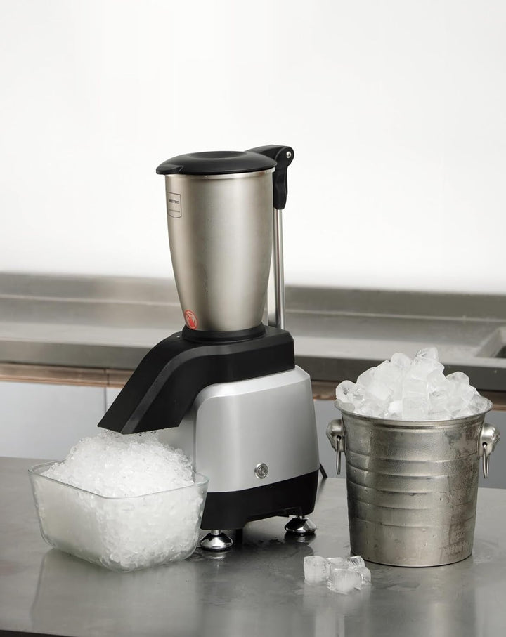 METRO Professional Elektrischer Eiszerkleinerer Ice crusher GEIC1000, Edelstahl, 3 L, 200 W, 160 kg/