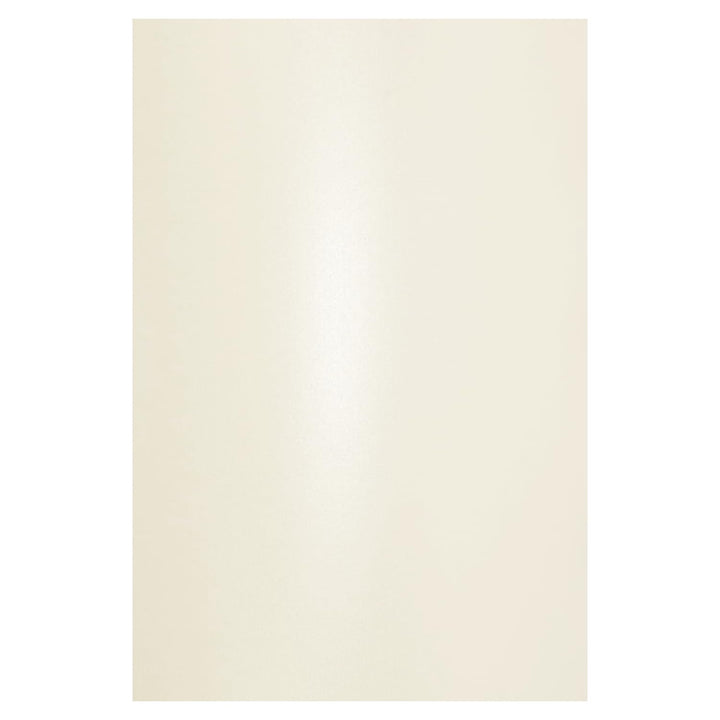 Netuno 100x Bastelpapier Perlmutt Creme DIN A4 21 x 29,7 cm 120g Aster Metallic Cream Effektpapier G