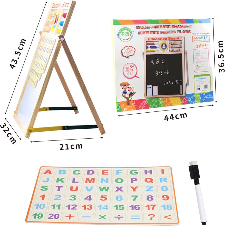 Montessori Spielzeug 3 4 5 6, Spiele ab 3 Jahren, Holzspielzeug ab 3 Jahre, Tafel Kinder, Lerne Alph