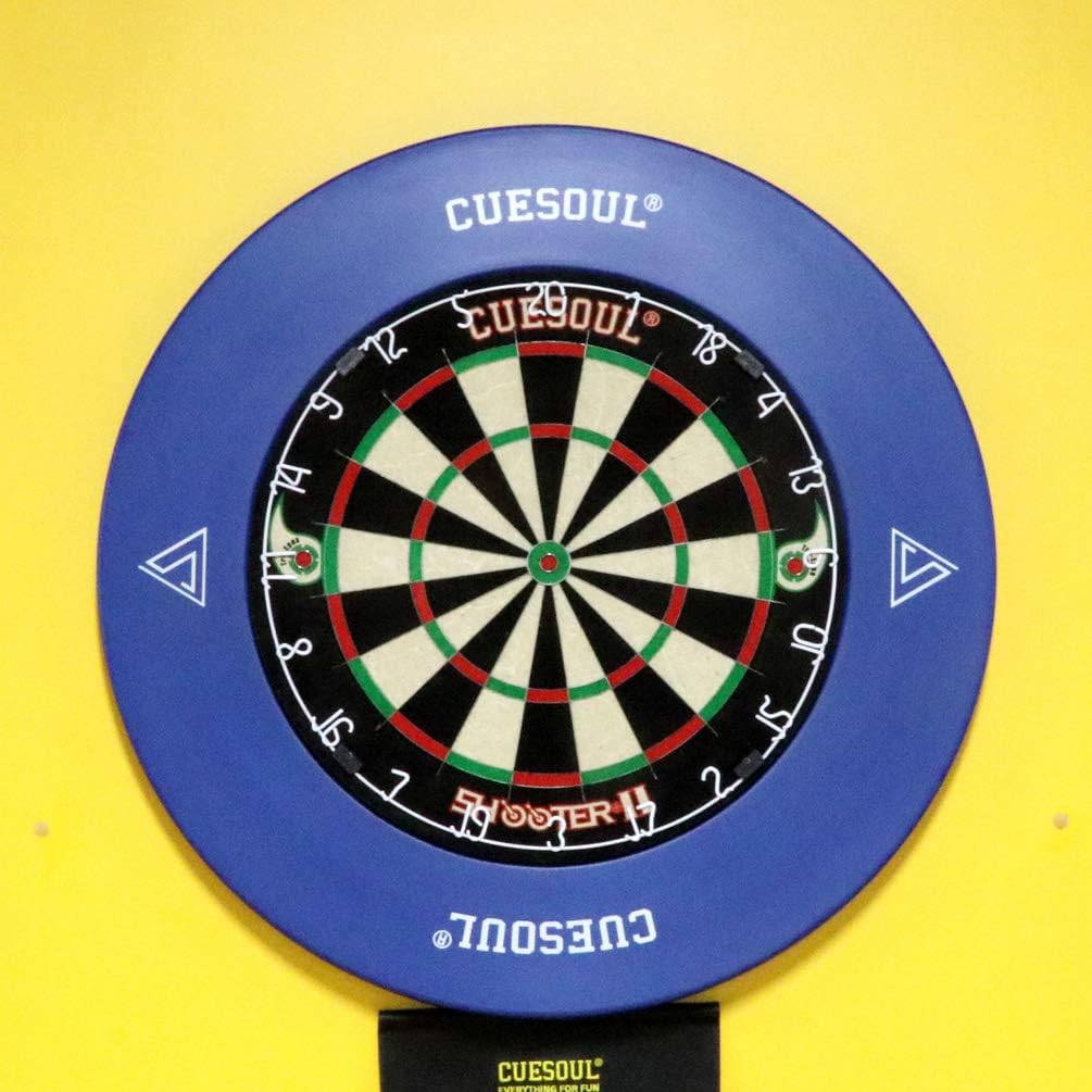CUESOUL Dartboard Surround Hochdichte Dauerhafte Verwendung Blau Kein Muster, Blau Kein Muster