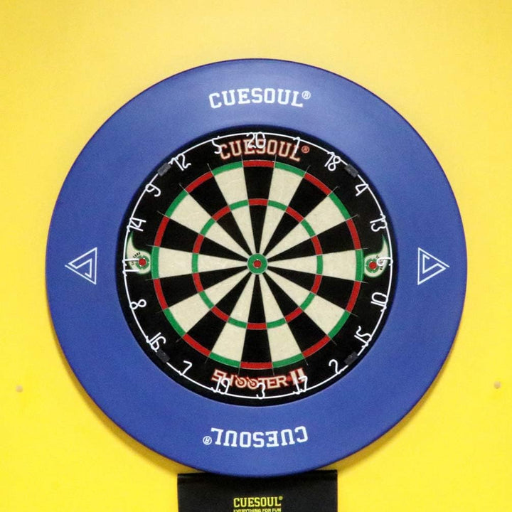 CUESOUL Dartboard Surround Hochdichte Dauerhafte Verwendung Blau Kein Muster, Blau Kein Muster