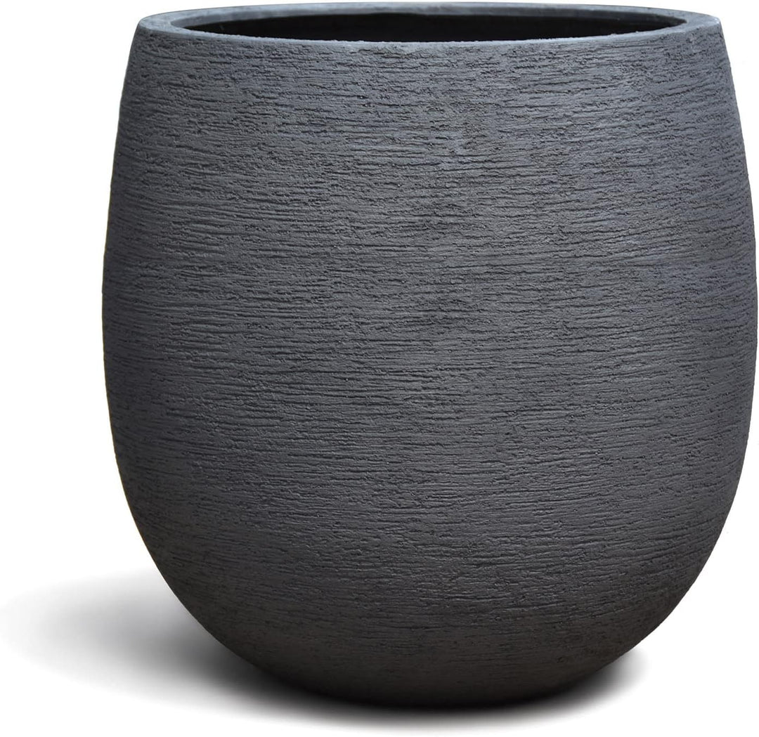 ESCHBACH® Pflanzkübel HIGH Balloon 60 Nero Anthrazit Rund XL * 55 x 55 x 55 cm * 10 Jahre Garantie 5