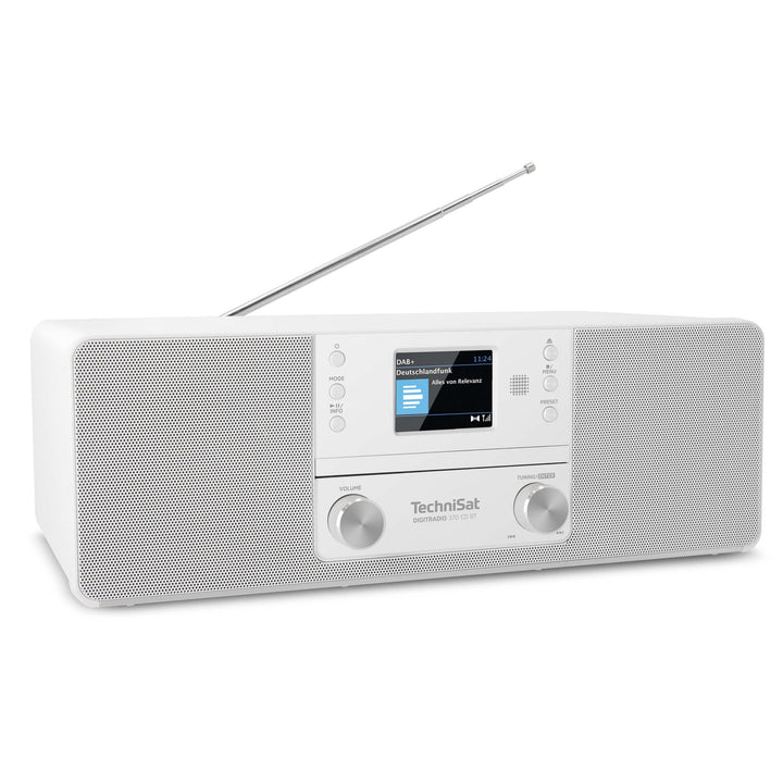 TechniSat DIGITRADIO 370 CD BT - Stereo Digitalradio (DAB+, UKW, CD-Player, Bluetooth, Farbdisplay,