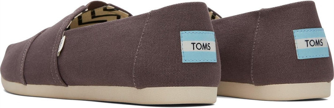 TOMS Herren Alpargata aus Recycelter Baumwolle Flache Slipper 39 EU Grau, 39 EU Grau