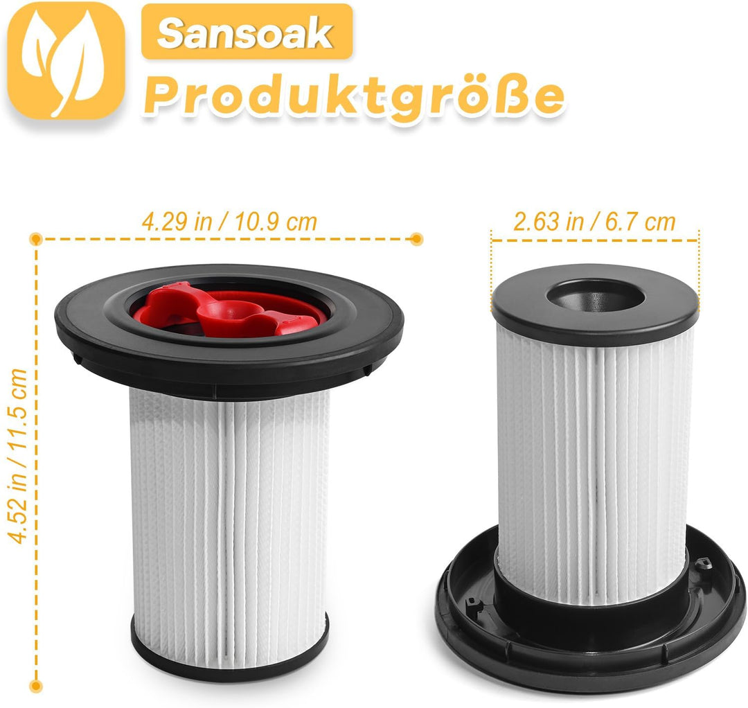 4 Stück Ersatzfilter für Bosch Unlimited Gen2 Serie 8 Staubsauger，kompatibel mit Bosch 12036642 1202