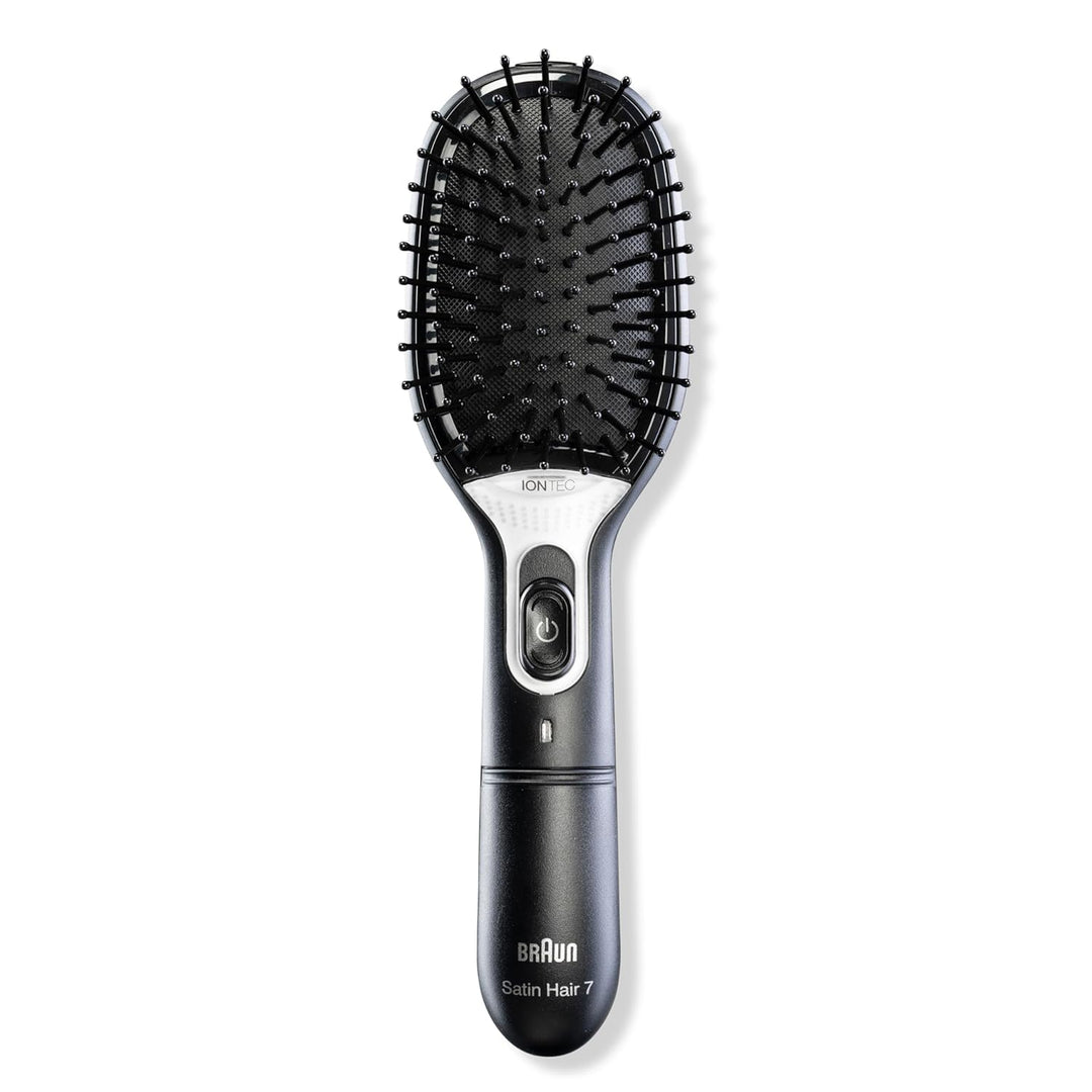 Braun Satin Hair 7 IONTEC Haarbürste, Haarbürste mit Ionentechnologie zur Förderung des Glanzes, BR7