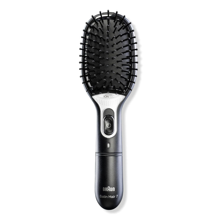 Braun Satin Hair 7 IONTEC Haarbürste, Haarbürste mit Ionentechnologie zur Förderung des Glanzes, BR7
