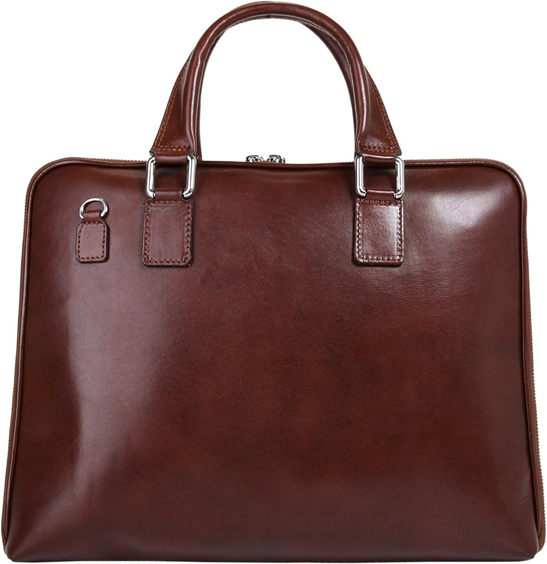 piké Businesstasche echt Leder braun Damen - 016717