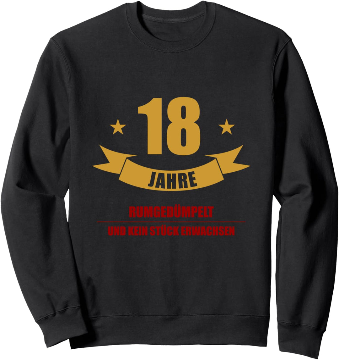 18 Jahre Geburtstag Sohn Tochter Lustiges 18 Geburtstag Sweatshirt
