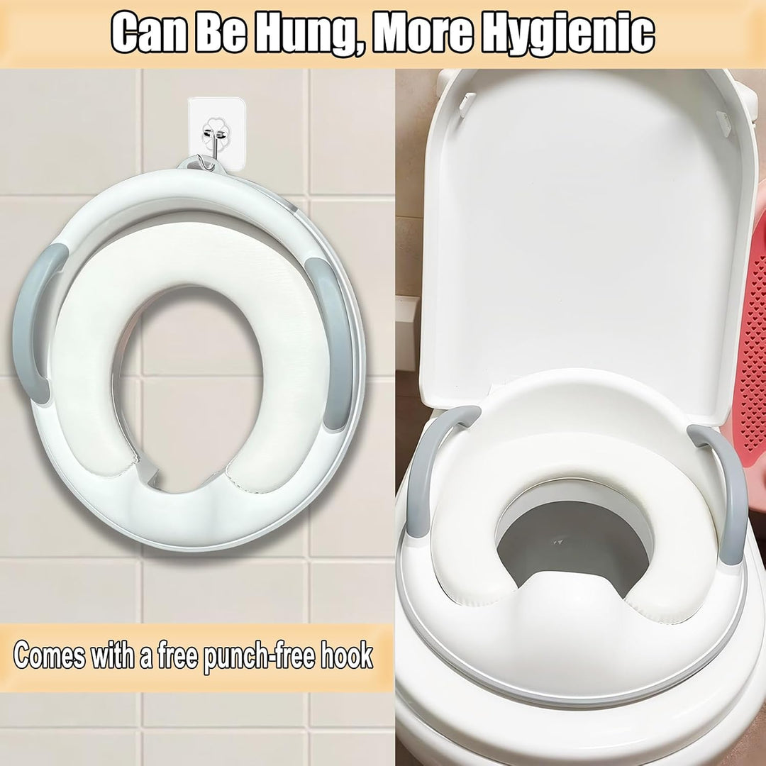 Toilettensitz Kinder, Toilettentrainer Kinder mit Armlehne Klositz Für kinder Erhöhte Rückenlehne,In