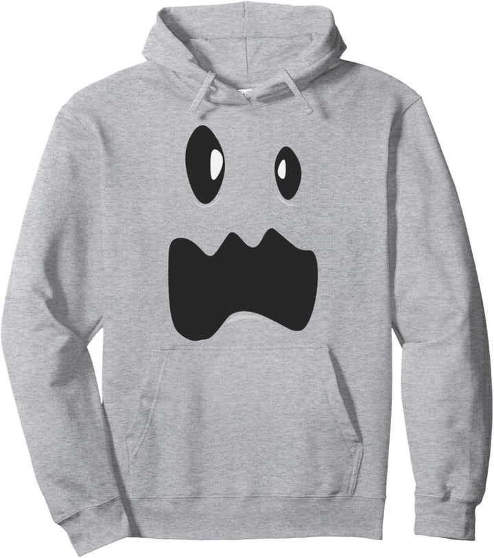 Geisterkostüm für Kinder, Halloween-Kostüm, Ghoul-Gesicht Pullover Hoodie