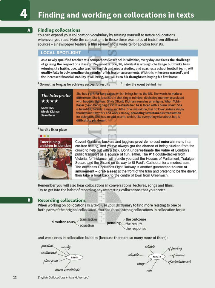 English Collocations in Use Advanced Book with Answers: How words work together for fluent and natur
