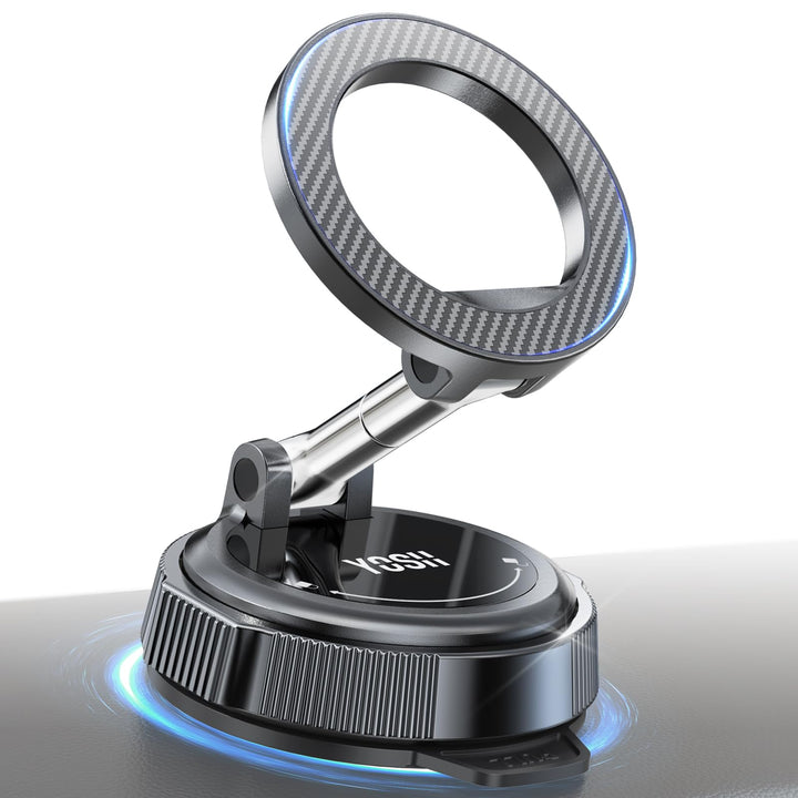 YOSH für MagSafe Autohalterung, Vakuum Handyhalterung Auto Magnet [Starker Vakuum-Saugnapf &amp; 22·N56