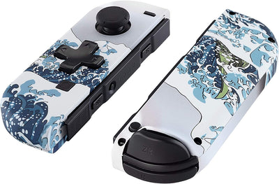 eXtremeRate NS Joycon Hülle & Tasten, DIY-Ersatz Gehäuse Case Grips Skin Shell & Knöpfe Buttons Umba