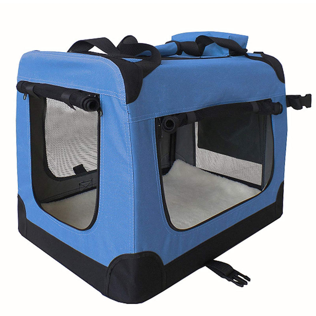 Faltbare Hundebox Transporttasche Transportbox Auto für Katze Hunde Grosse Kleine Box Bag Bed Decke