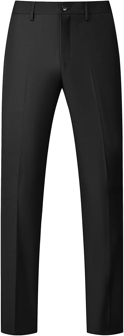 KUDORO Herren Anzüge 3-teilig Slim Fit Eine Knöpfe für Hochzeit Business Herrenanzug Sakko Weste Hos