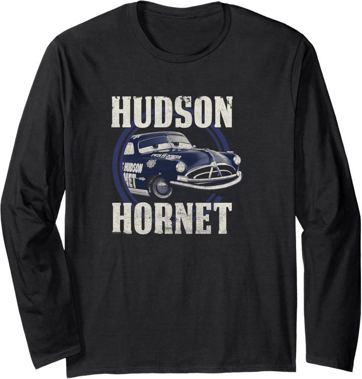 Disney Pixar Cars Hudson Hornet Badge Langarmshirt