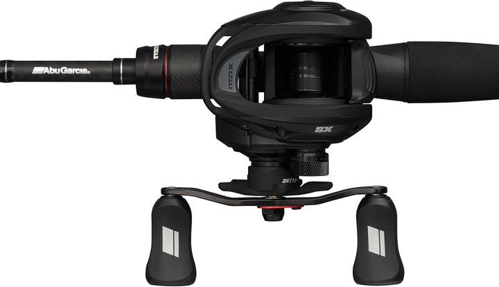Abu Garcia Max SX Casting-Ruten- und Rollen-Kombination | Low-Profile-Baitcaster-Rolle für Süsswasse