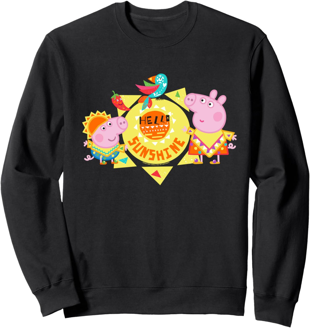 Peppa Wutz And George Hello Sunshine Sweatshirt