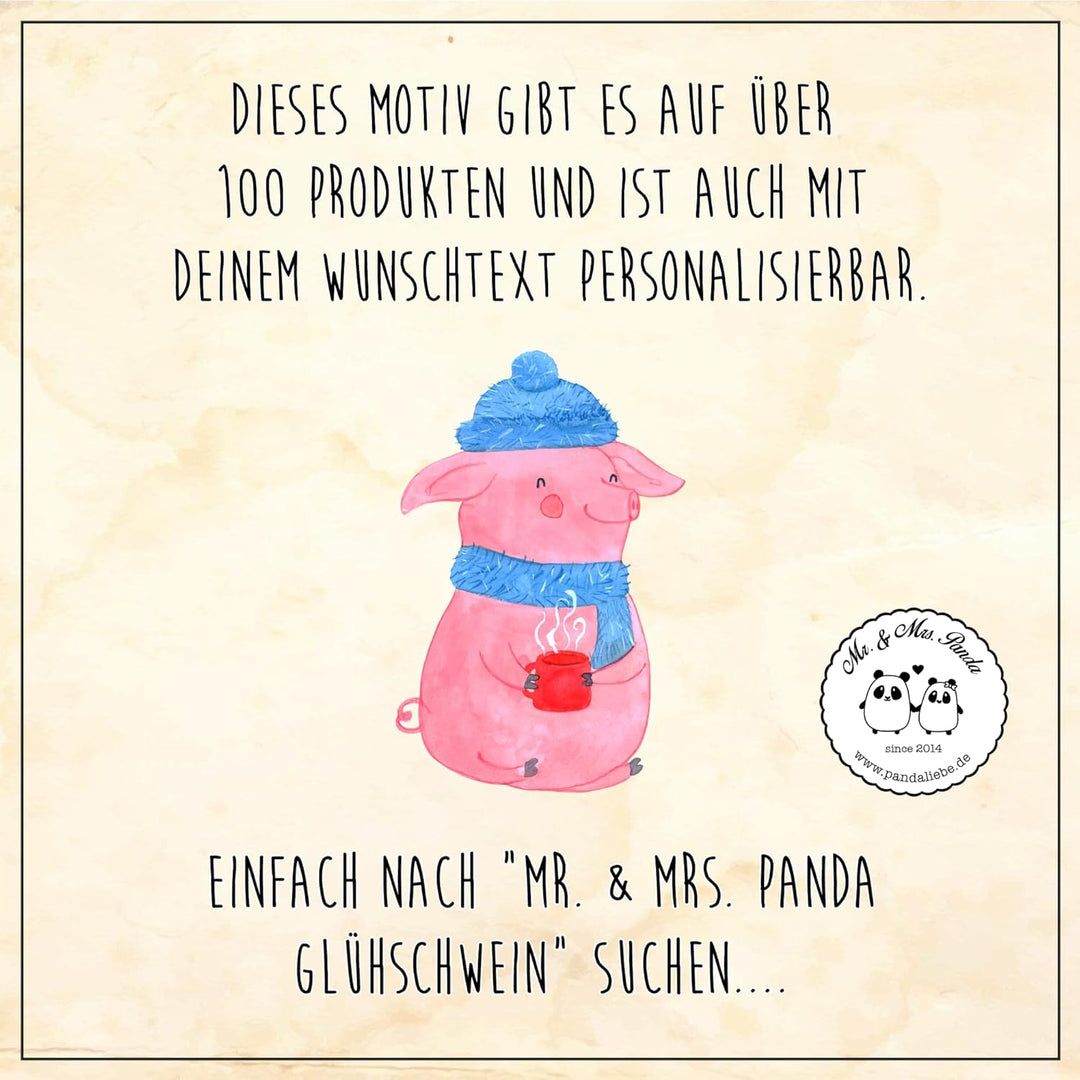 Mr. &amp; Mrs. Panda Thermobecher Glühschwein - Geschenk, Nikolaus, Weihnachtsdeko, Tasse zum Mitnehmen,