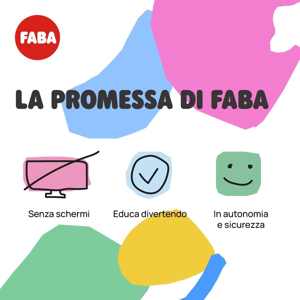 FABA-Geschichtenerzähler – Audio-Box mit Klangfigur Ele, der Elefant“ – Lernspielzeug, italienische