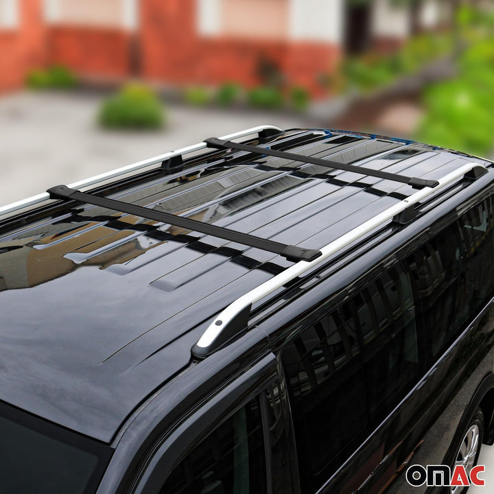 Dachträger Gepäckträger kompatibel mit BMW 3er Touring E46 1999-2007 Aluminium Schwarz 3er Touring 1