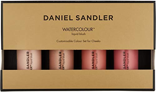 Daniel Sandler Watercolour Flüssigkeit Personalisierte 4,Stück Farbe Set für Wangen