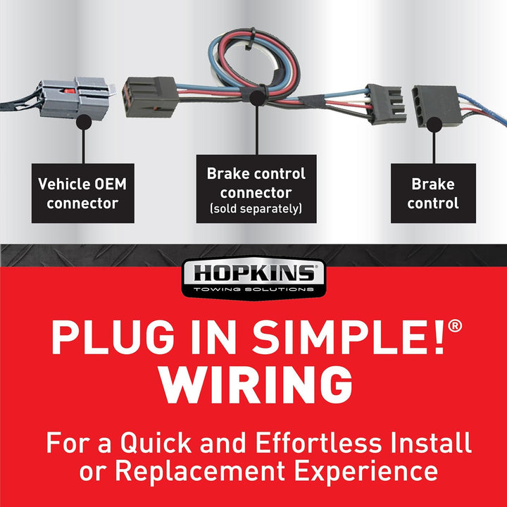 Hopkins 47284 Trag Reliance Digital Elektronische Bremse Kontrolle mit Plug-In Stecker, Reliance Plu