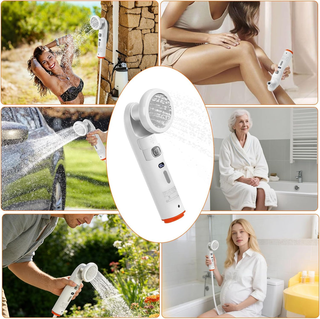Bidet Po Dusche, Portable Bidet, Portable Travel Bidet Elektrisches, Peri Bottle mit 2.5 L Wassertan