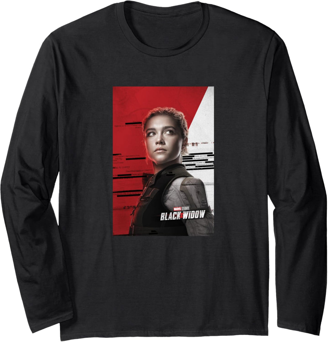 Marvel Black Widow Yelena Belova Character Poster Langarmshirt