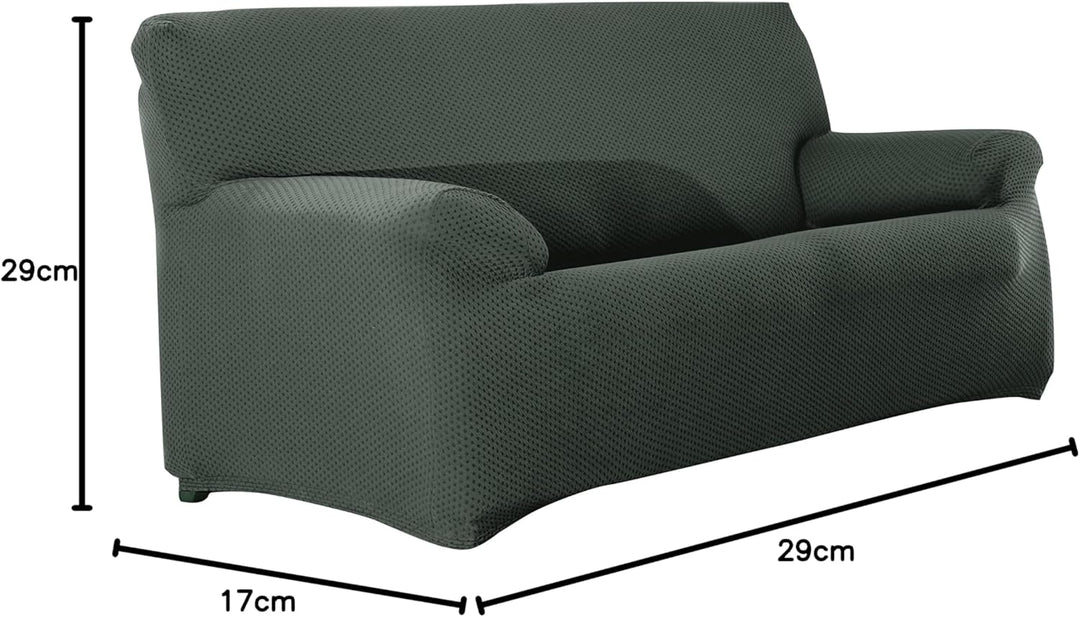 Eysa elastisch Sofa überwurf 4 sitzer Farbe 06-grau Sucre, Polyester, 37 x 17 x 29 cm, Grau
