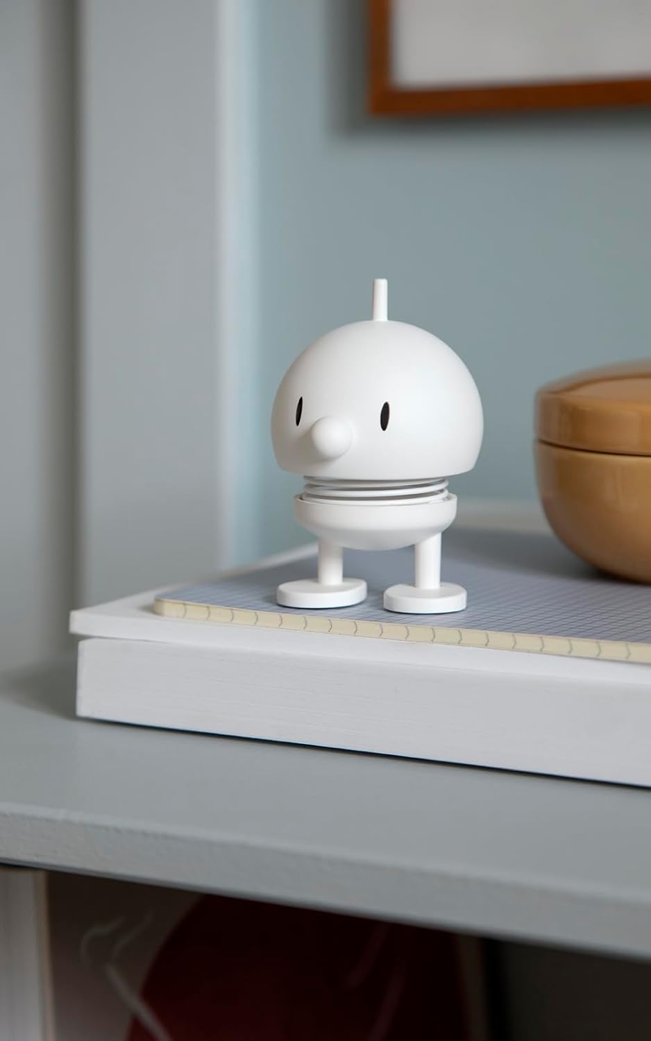 Hoptimist Soft Bumble Wackelfigur & Glücksbringer, Skandinavische Deko Figuren für Wohnzimmer, Schre