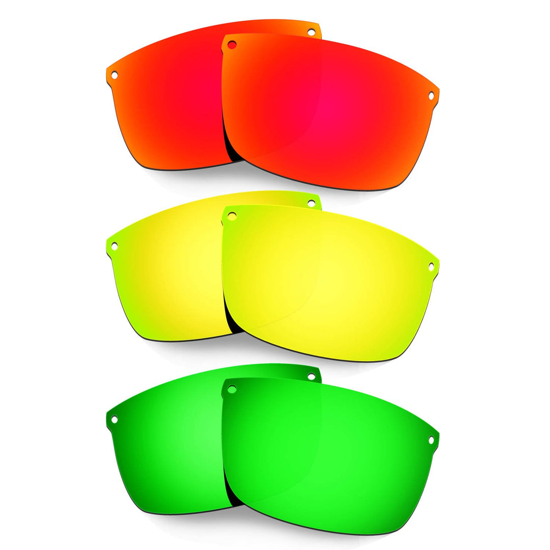 HKUCO Plus Mens Replacement Lenses For Oakley Carbon Blade - 3 pair