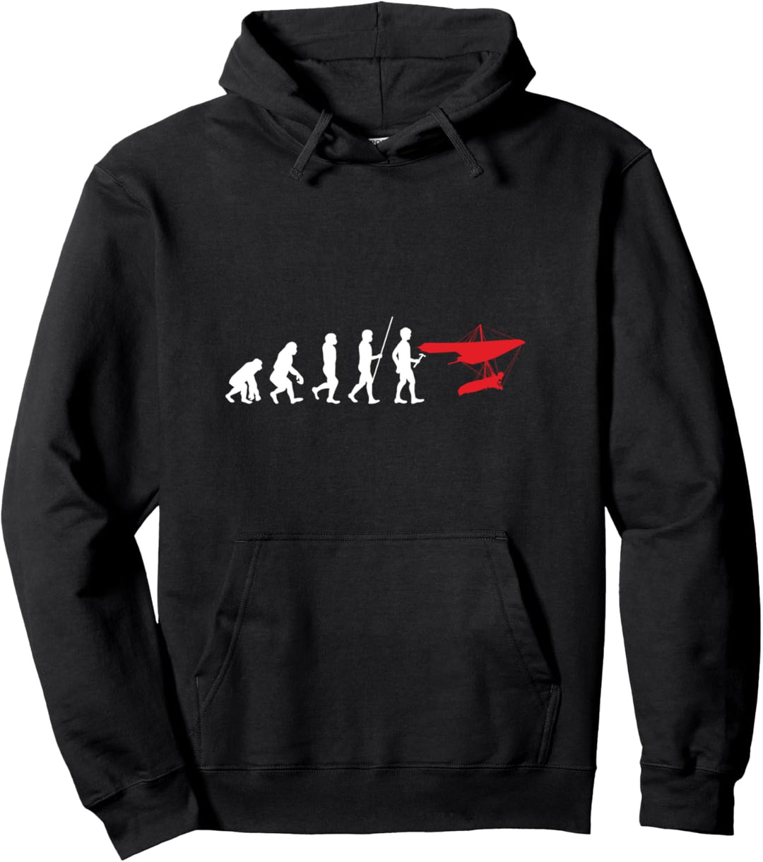 Hängegleiter Drachen Drachenflieger Evolution Extremsport Pullover Hoodie