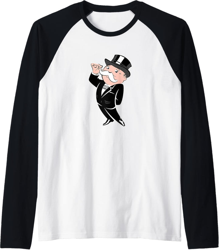 Monopoly Rich Uncle Pennybags Portrait Raglan