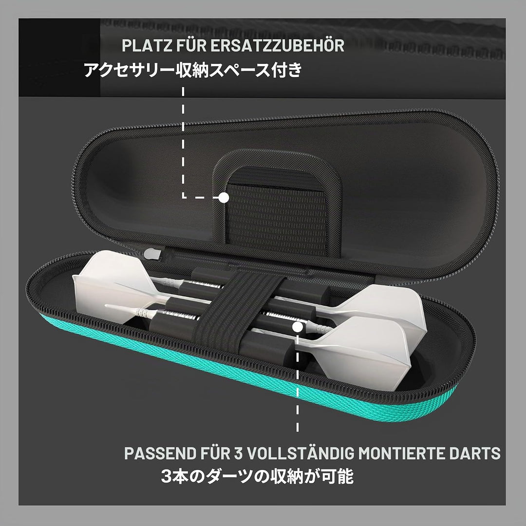 Target Japan Takoma Shell Wallet, Teal | Dart-Tasche, Dart-Aufbewahrungsbehälter, hält 3 vollständig