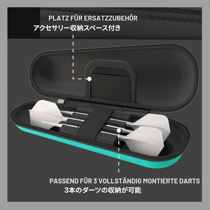 Target Japan Takoma Shell Wallet, Teal | Dart-Tasche, Dart-Aufbewahrungsbehälter, hält 3 vollständig