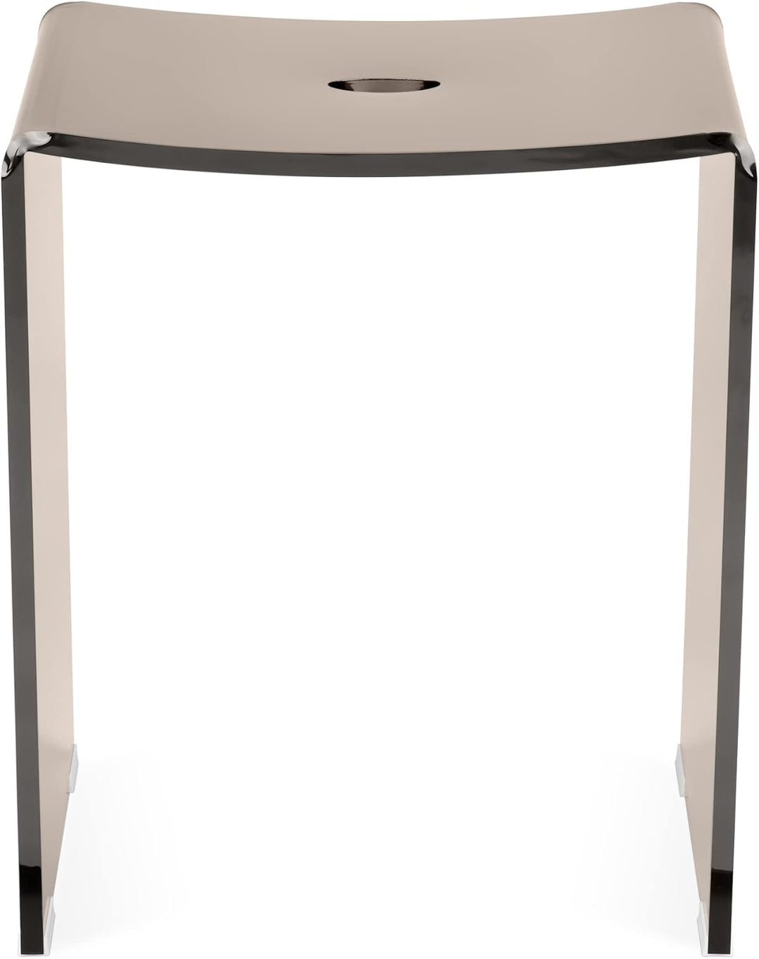 Navaris Duschhocker aus Acryl 43,5x37x28cm - Badhocker Badezimmer Stuhl - Sitzbank für Dusche und Ba