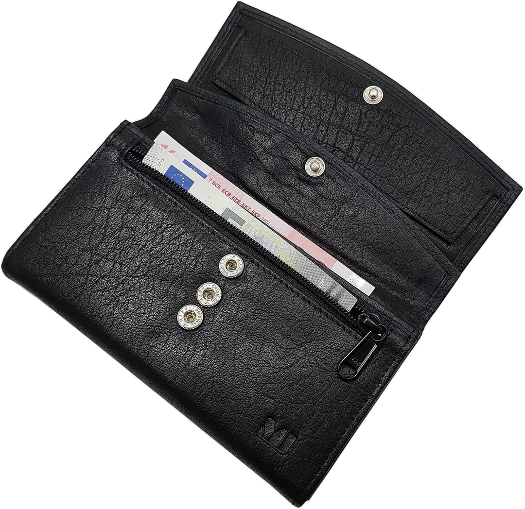 myledershop Echt Büffelleder Kellnerbörsen-Set bestehend aus Kellnerbörse + Holster + Kette/Geldbörs