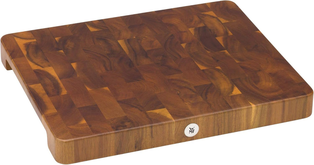 WMF Schneidebrett XL 40 x 32 x 4 cm, Holz, Akazienholz & Schneidebrett Bambus natur, 45 x 30 x 1,9 c