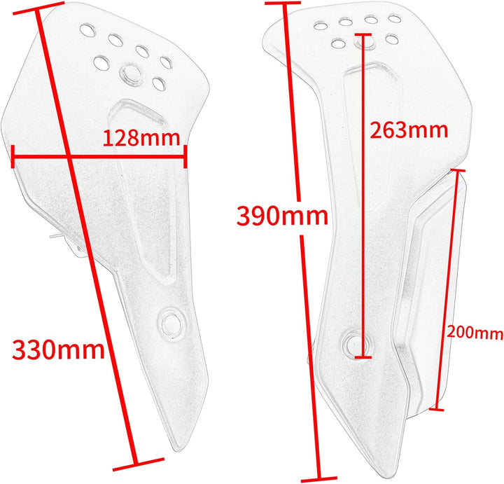 Fayedenicy Motorrad Bellypan Belly Pan Lower Panel Spoiler Verkleidung Cowling Cover Motorschutz Cha