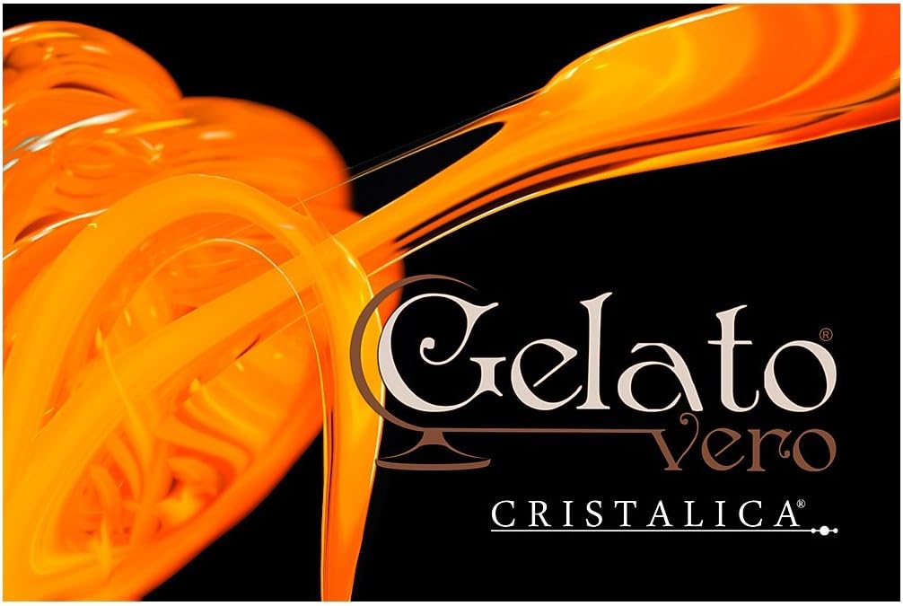 CRISTALICA Eisschale Eisbecher Dessertschale 6er-Set aquablau Piccolo Colori 280ml Gelato